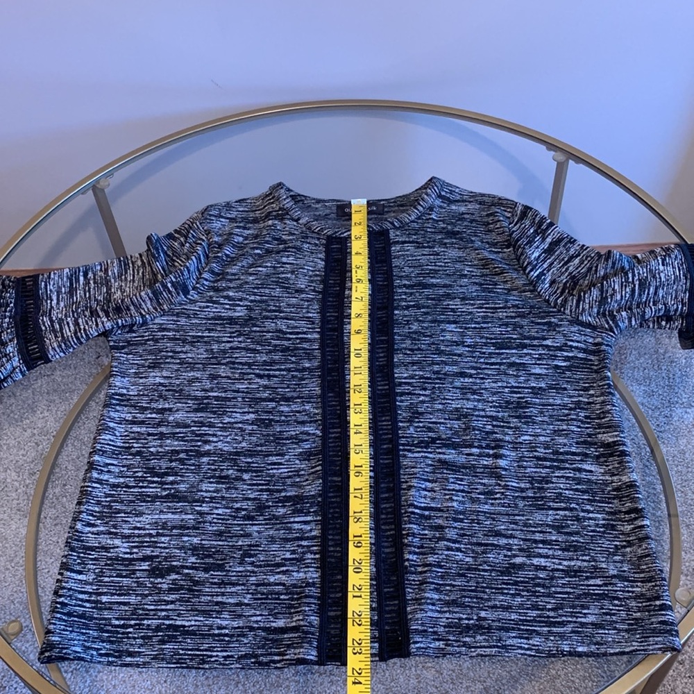 August Silk Open Front Jacket Size M - Picture 9 of 16